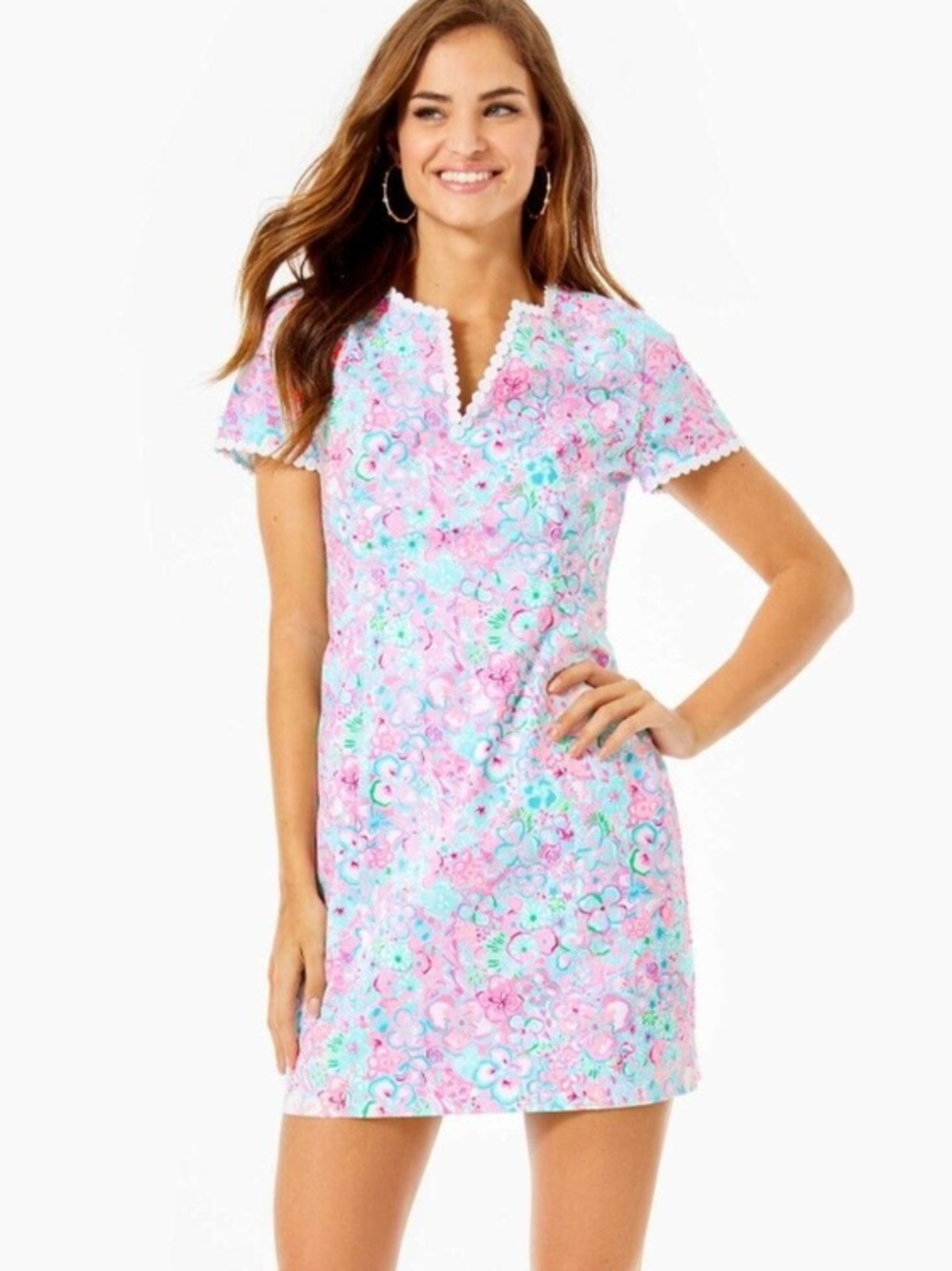 Lilly Pulitzer Braylin Stretch Shift in Love Bug